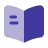 book violet icon